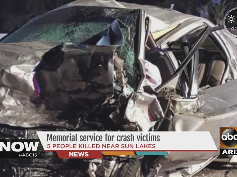 Memorial service for Sun Lakes crash victims