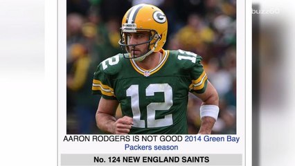 Aaron Rodgers is a New England Saint on his hacked Wikipedia page