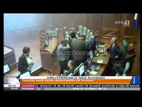PA KOMENT - Kosovë, sërish gaz lotsjellës në Kuvend - Top Channel Albania - News - Lajme