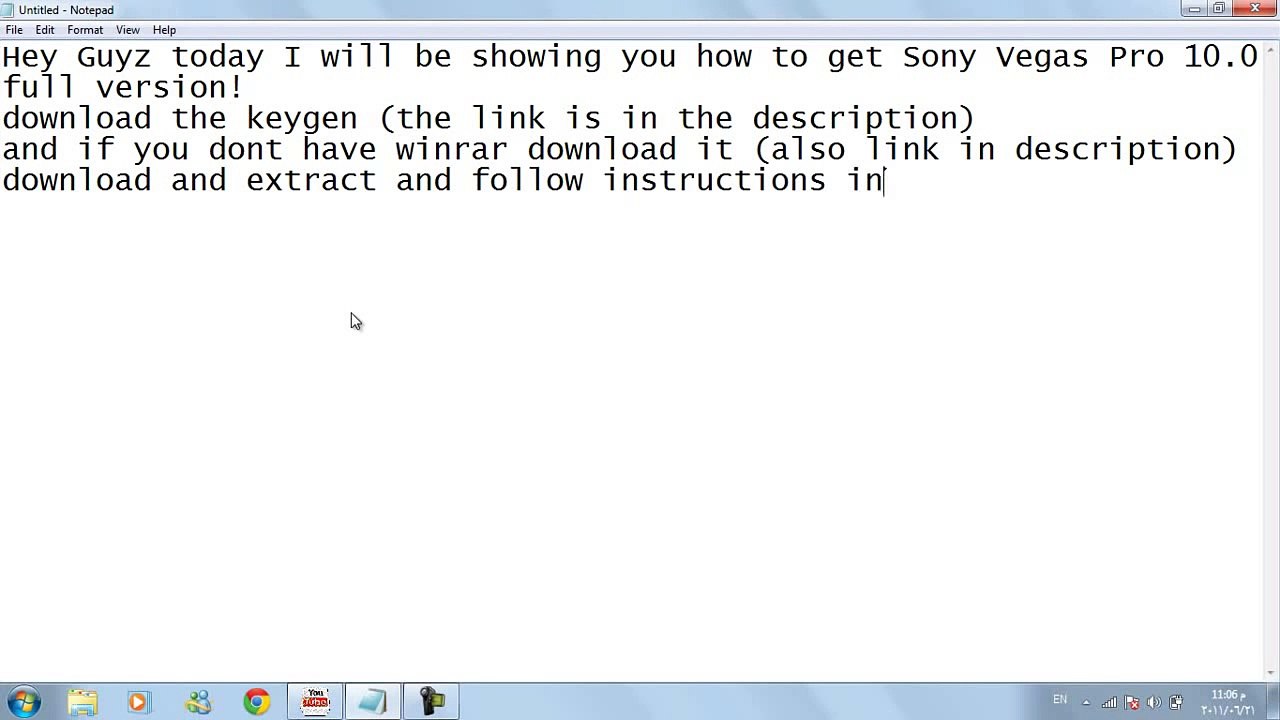 Sony Vegas Pro 10.0 Serial Number and Authentication Code