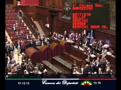 Roma - Mercoledì un ulteriore scrutinio per 3 giudici Corte Costituzionale (01.12.15)