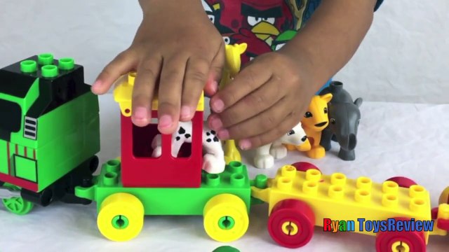 Thomas and Friends Percy Toy Train Lego Duplo to the Zoo Batman vs Joker Toys Fight Lego D