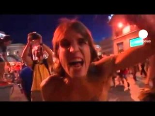 PROTESTA ANTI KRIZE NE SHESH KUNDER PLANEVE TE KURSIMIT NE SPANJE E PORTUGALI LAJM