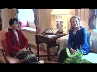 TAKIM NE WASHINGTON AUNG SAN SUU KYI TAKOHET ME SEKRETAREN CLINTON LAJM