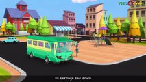Wheels On The Bus Go Round And Round Nursery Rhyme | Kids Songs By Videogyan 3D Rhymes