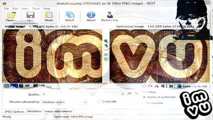 Como Bajar el peso a una imagen en o textura en imvu