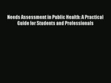 Read Needs Assessment in Public Health: A Practical Guide for Students and Professionals# Ebook