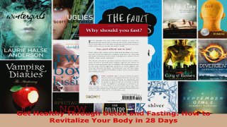 Read  Get Healthy Through Detox and Fasting How to Revitalize Your Body in 28 Days PDF Online