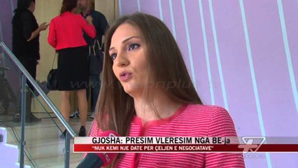 Gjosha: Presim vlerësim nga BE-ja - News, Lajme - Vizion Plus