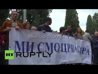 Mal i Zi, protestuesit i japin 6 ditë kohë Gjukanoviçit - Top Channel Albania - News - Lajme