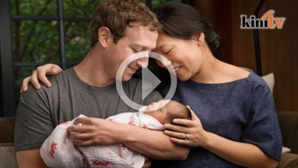 Bapa baru Zuckerberg hadiah bayinya 45 bilion dolar