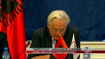 Hofman: Korrupsioni po pengon investitorët - News, Lajme - Vizion Plus
