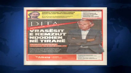 SHTYPI I DITES ME TITUJT KRYESORE TE GAZETAVE SHQIPTARE E ENJTE 22 TETOR 2015 LAJM