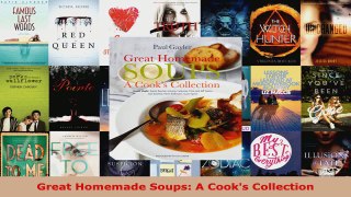 Read  Great Homemade Soups A Cooks Collection Ebook Free