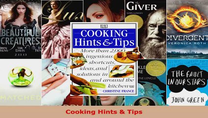 Read  Cooking Hints  Tips Ebook Free