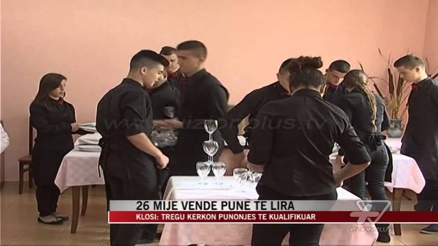 Klosi: Tregu kërkon punonjës të kualifikuar - News, Lajme - Vizion Plus