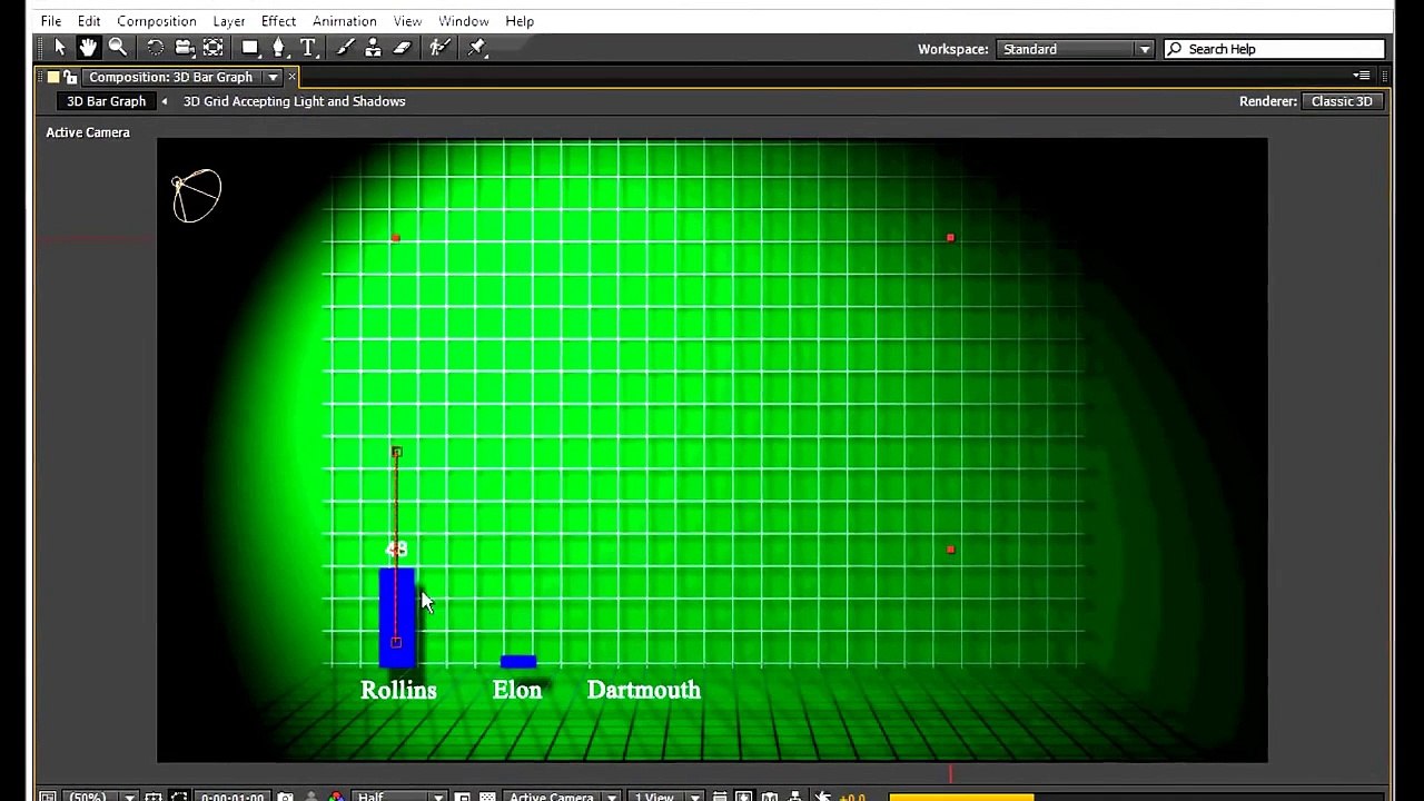 HOW TO MAKE A 3D BAR GRAPH WITH AFTER EFFECT