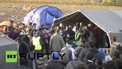 MIJERA EMIGRANTE PRESIN NE TE FTOHTE PER TA KALUAR KUFIRIN NGA SERBIA NE KROACI LAJM