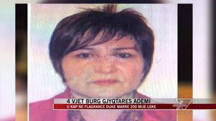 4 vjet burg gjyqtares Ademi - News, Lajme - Vizion Plus