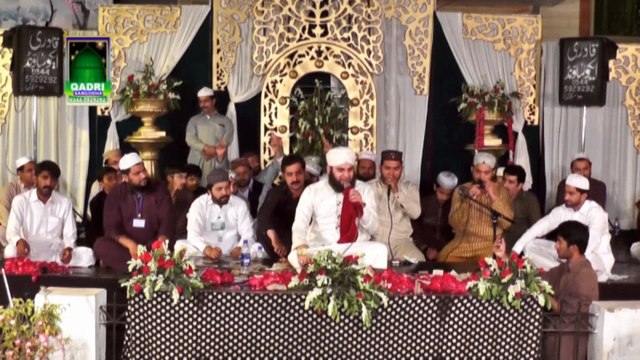 Rang Charhya Naat Ahmad Raza Qadri Mehil Naat Shadman Colony 2015 Sargodha