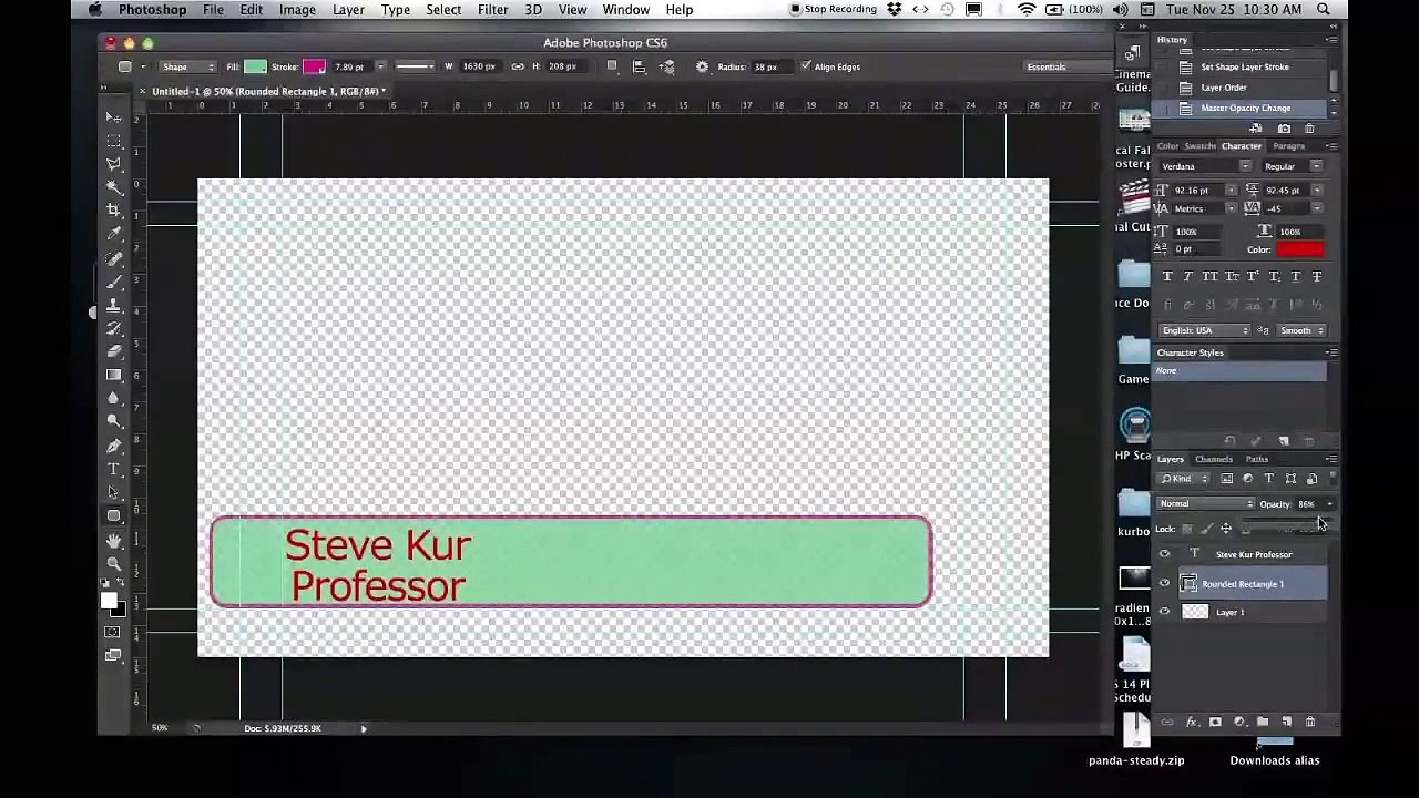 Build your GFX for your final production with Adobe Photoshop CS6