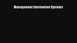 Download Management Information Systems# Ebook Online