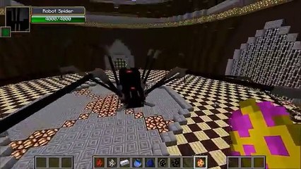 ROBOT SPIDER VS NIGHTMARE - Minecraft Mob Battles - Mods