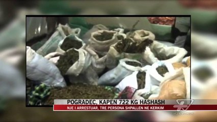Pogradec, kapen 722 kg hashash - News, Lajme - Vizion Plus