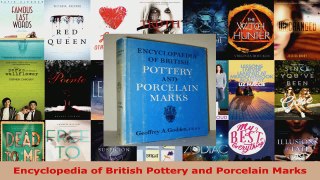 Read  Encyclopedia of British Pottery and Porcelain Marks Ebook Free
