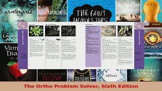 Read  The Ortho Problem Solver Sixth Edition Ebook Free