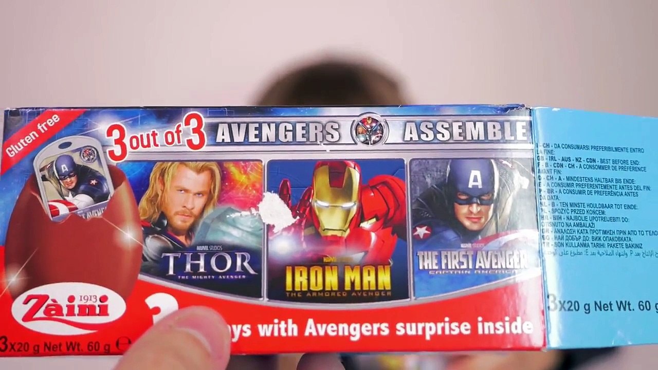 [OEUF & JOUET] Surprises Super Heros Spiderman Avengers Marvel Unboxing Eggs & Toys