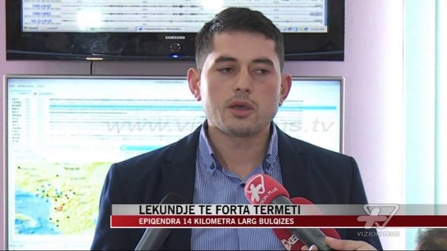 Lëkundje të forta tërmeti në vend - News, Lajme - Vizion Plus