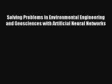 Read Solving Problems in Environmental Engineering and Geosciences with Artificial Neural Networks#