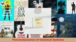 PDF Download  Thermodynamics of Chemical Systems Download Online