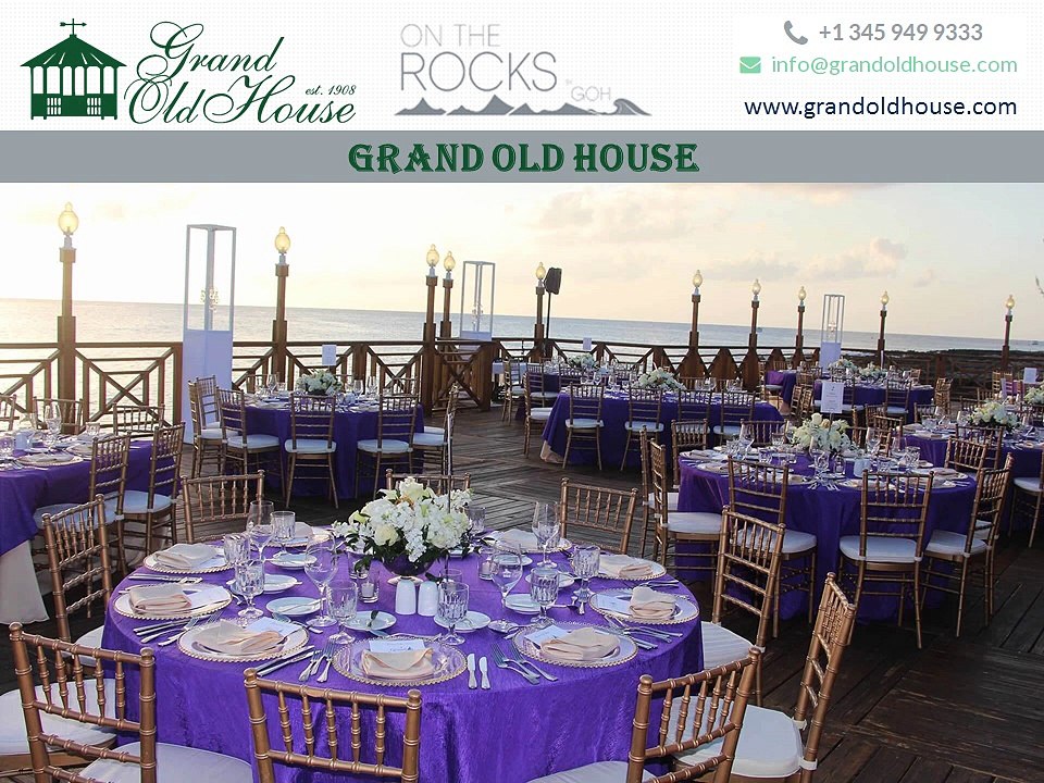 Choose the most exotic Waterfront Wedding Venue in Cayman