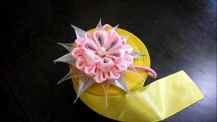 D.I.Y. Kanzashi Flower - Tutorial