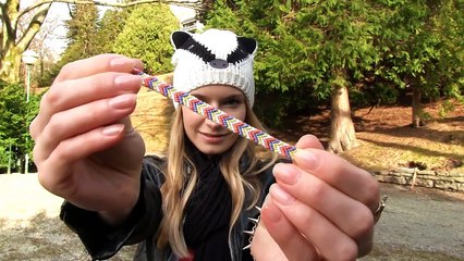 DIY Chevron Friendship Bracelet