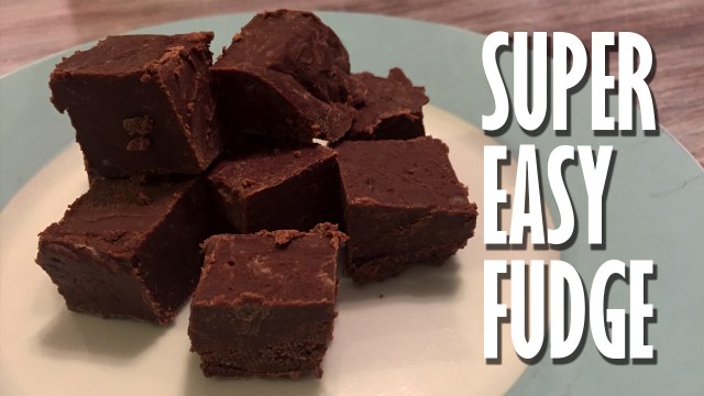 Fudge recipe FAST & EASY using microwave & condensed milk!