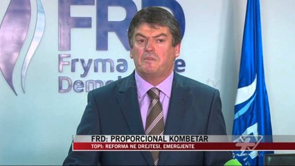 Topi: Reforma në drejtësi, emergjente - News, Lajme - Vizion Plus
