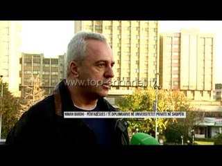 Njohja e diplomave shqiptare - Top Channel Albania - News - Lajme