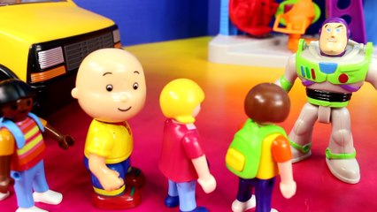 Wheels On The Bus Go Round and Round Nursery Rhymes Daniel Tiger Caillou *_*Toy Story Buzz Lightyear