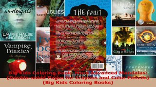 Read  Big Kids Coloring Book More Advanced Mandalas Doublesided Pages for Crayons and Color Ebook Free