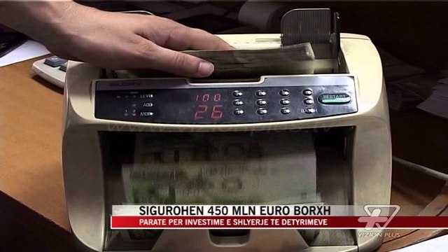 Sigurohen 450 mln euro borxh - News, Lajme - Vizion Plus