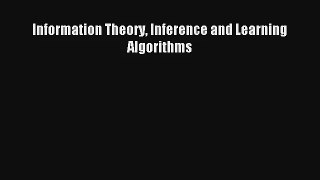 Download Information Theory Inference and Learning Algorithms# PDF Online