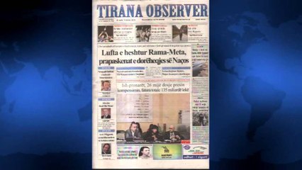 SHTYPI I DITES ME TITUJT KRYESORE TE GAZETAVE SHQIPTARE E MARTE 10 NENTOR 2015 LAJM