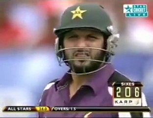 shahid afridi "sixes "in hong kong