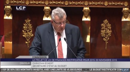 Travaux de l’Assemblée : Projet de loi de finances rectificatif pour 2015