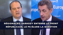 Régionales: Sarkozy enterre le Front républicain, le PS élude la question