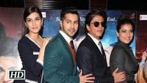 Dilwale Promotions in London SRK Kajol Varun and Kriti