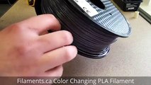 Filaments.ca Color Changing PLA Filament for 3D printers